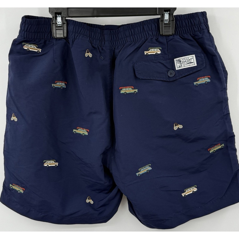 J. Crew Linen Blend Slim Fit M Shirt & POLO Ralph Lauren Wagon Swim Trunks Sz M - Picture 10 of 16